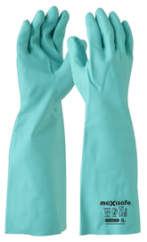 Maxisafe Green Nitrile Chemical Glove (1 Pair)
